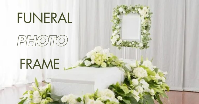 Beautiful Flower Arrangements for Funeral Photo Frames