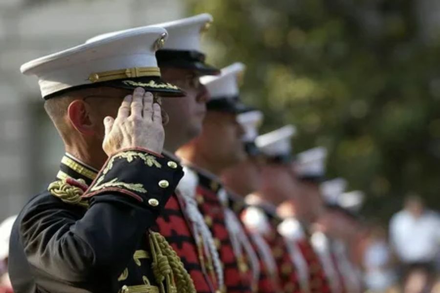 How to Salute at a Military Funeral