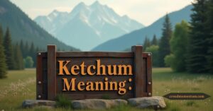 ketchum-meaning