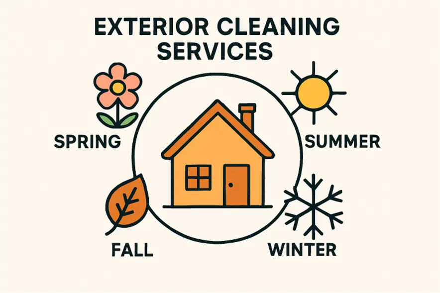 How Seasonal Changes Affect Exterior Cleaning Services