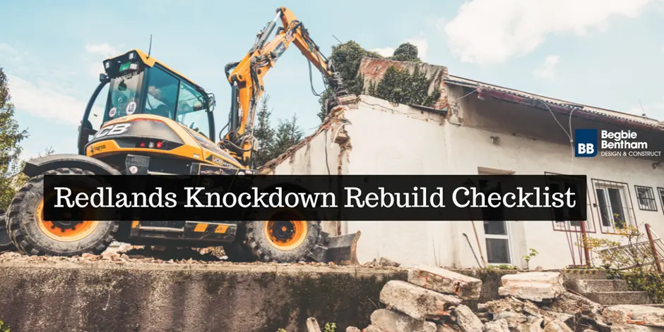 Redlands Knockdown Rebuild Suburb-Specific Checklist