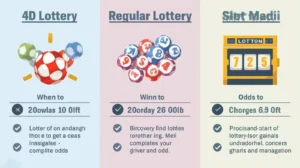 Comparing 4D Lottery with Regular Lottery and Slot Games Which Has Better Odds